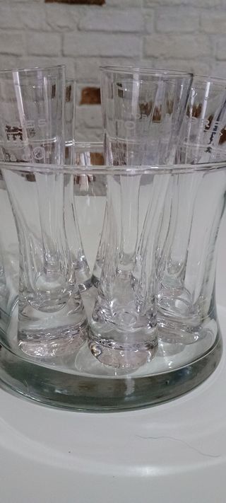 Hielera y vasos de chupito TORRES