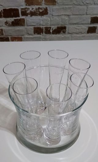 Hielera y vasos de chupito TORRES