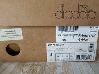 Scarpe da ginnastica Diadora numero 38 