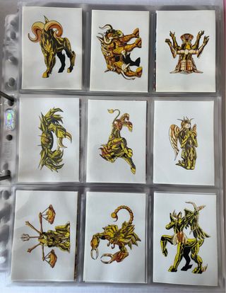 Cromos Saint Seiya Panini 2006