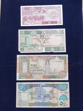 SOMALIA Lotto Banconote FDS UNC