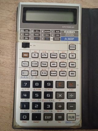 ANTIGUA CALCULADORA CIENTÍFICA MARCA CASIO FX3600P