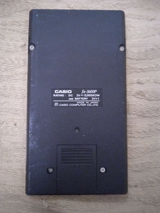 ANTIGUA CALCULADORA CIENTÍFICA MARCA CASIO FX3600P