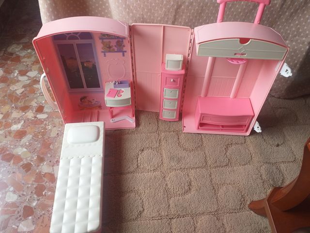 Maleta/Apartamento móvil de Barbie