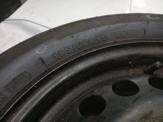 una solo rueda capturar 195/60r/15 88h