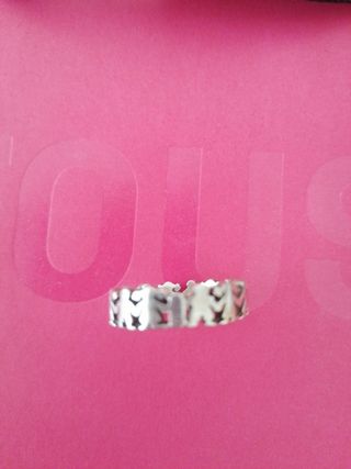 Anillo Tous niña, niño plata 