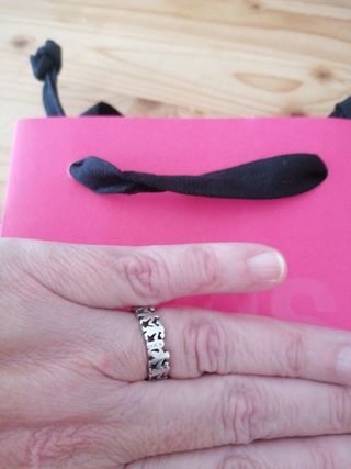 Anillo Tous niña, niño plata 