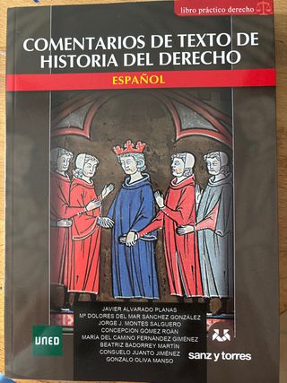 Comentarios de texto de historia del derecho