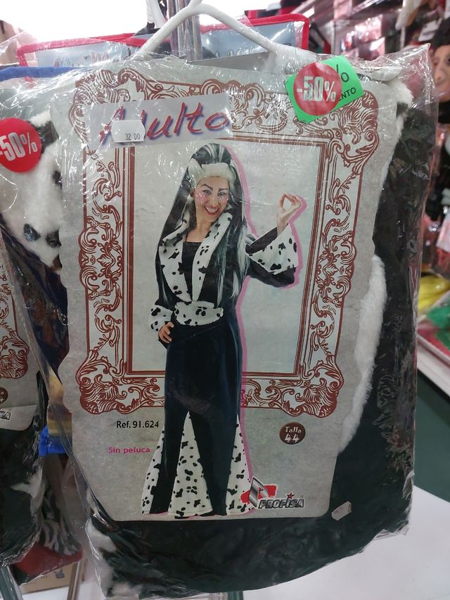 Disfraz de Cruela mujer T-44