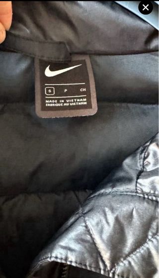 NIKE CHAQUETA BOMBER MUJER NEGRO S 