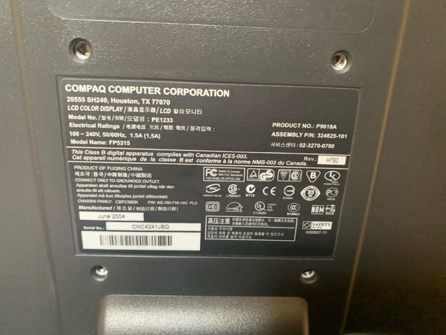 Monitor Compaq