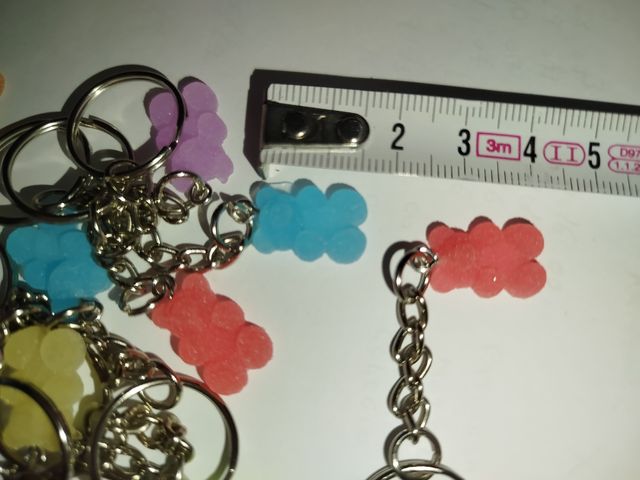 Llaveros ositos de azúcar 3x1