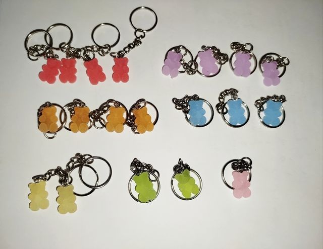 Llaveros ositos de azúcar 3x1