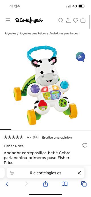 Andador correpasillos fisher price