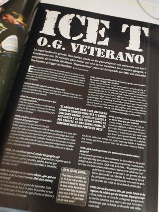 Revista Hip Hop nation 51 - ice T con CD