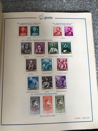 Album sellos España y colonias vintage