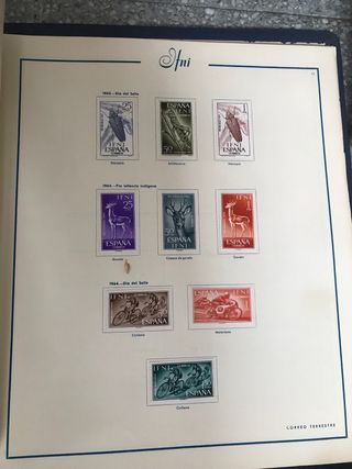 Album sellos España y colonias vintage