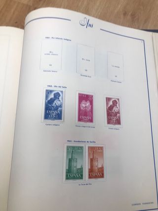 Album sellos España y colonias vintage