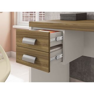 Mesa de oficina , 2 cajones, bilaminado madera