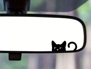 adhesivo vinilo gato negro nuevo