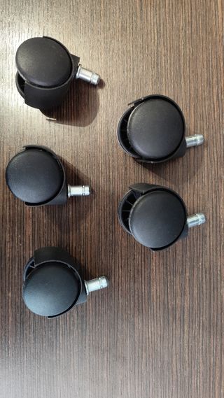 5 Ruedas para silla escritorio u oficina