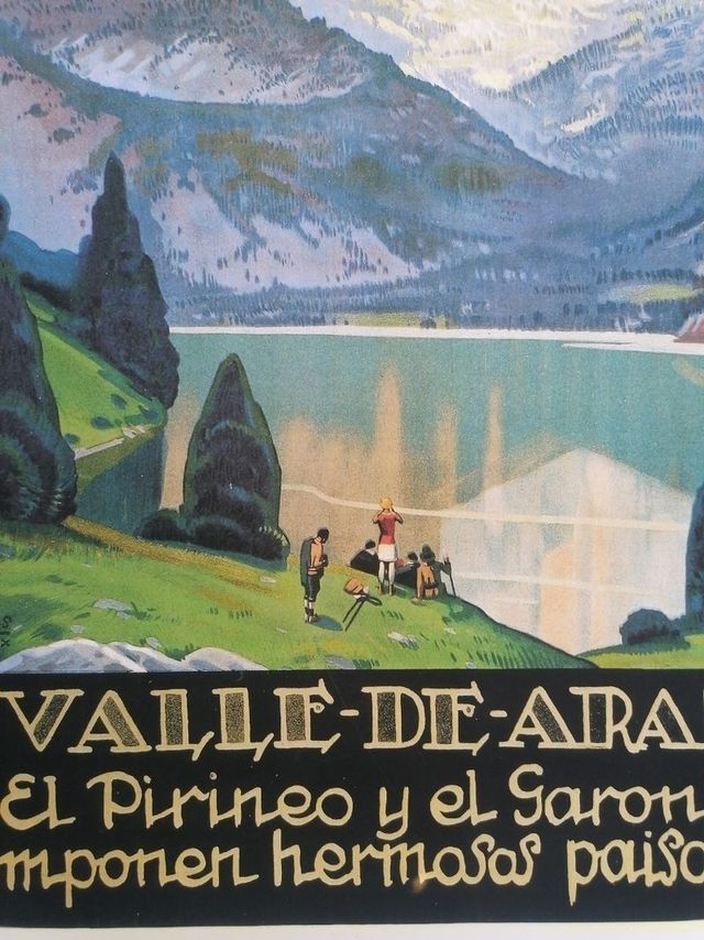 ARTE. VALLE DE ARAN. CARTEL 1929.
