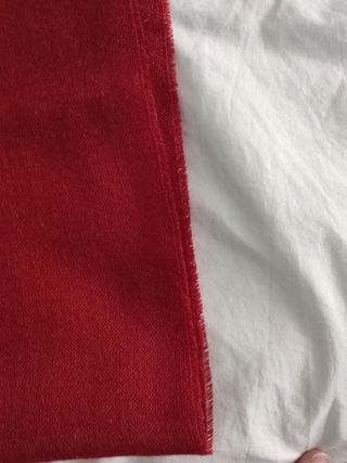 Foulard o pañuelo seda color teja SÍNTESIS 