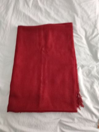 Foulard o pañuelo seda color teja SÍNTESIS 