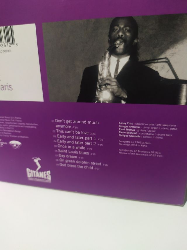 Sonny Criss, L. Donaldson - CD jazz