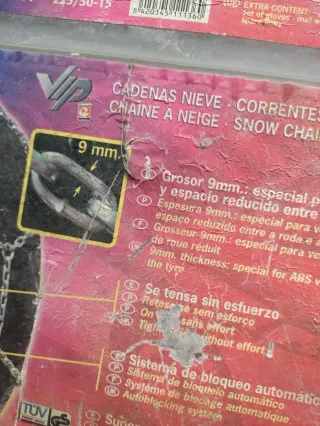 cadenas para nieve para furgonetas