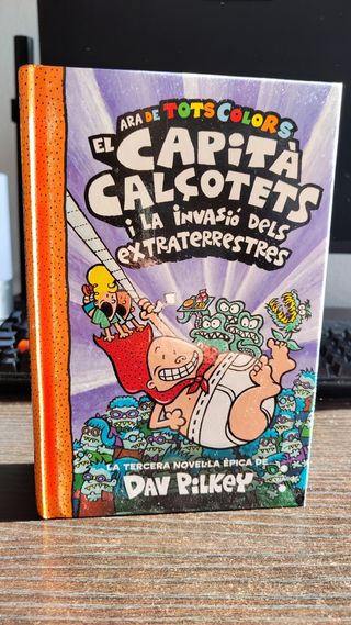 Libro "El capità calçotets" i la invasió...