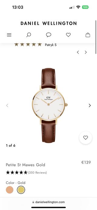 Reloj Daniel Welligton hombre