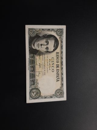 BILLETE DE 5 PESETAS DE 1951