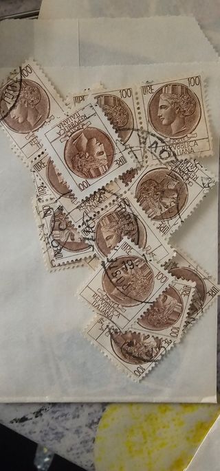 Francobolli Turrita repubblica italiana 