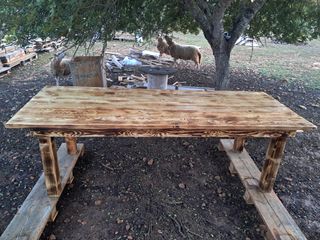 Mesa grande artesanal