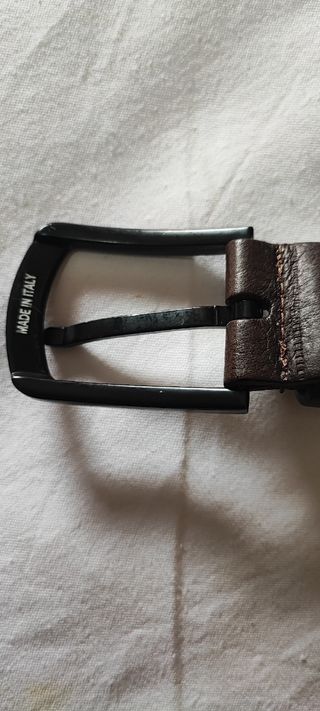 Cintura uomo in pelle leather