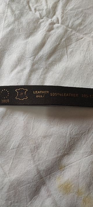 Cintura uomo in pelle leather