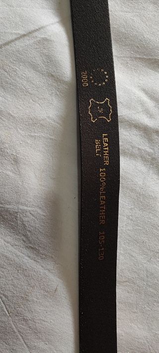 Cintura uomo in pelle leather