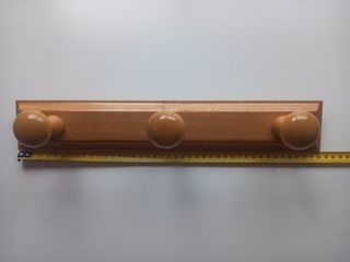 Perchero de madera natural HERDASA