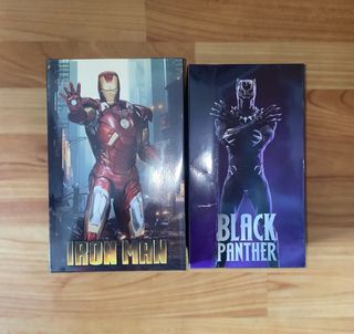 Pack Figuras Iron Man y Black Panther