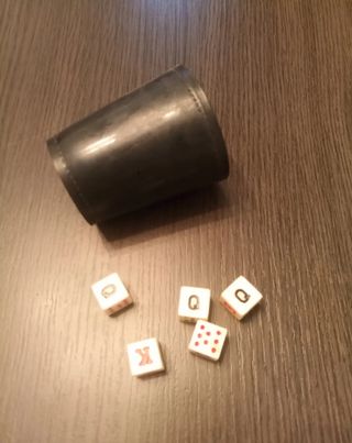 Antiguo Juego Mesa Dados - Parchis