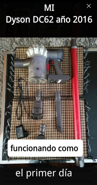 Servicio de mantenimiento escoba Dyson