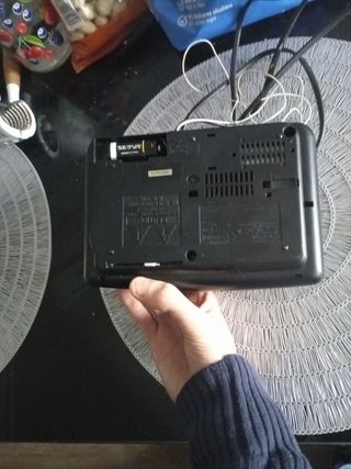 Radio despertador digital vintage