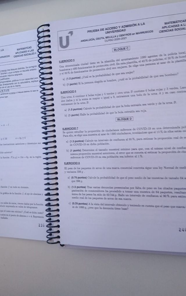 Matemáticas Selectividad CCSS -Libro de ejercicios