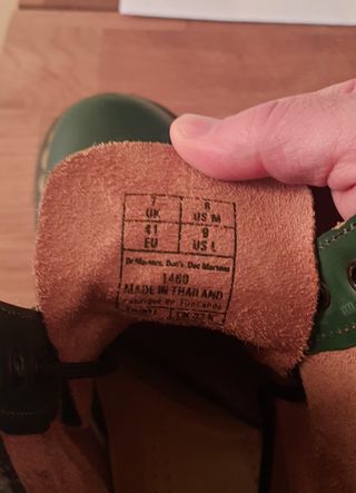 Botas DR. MARTENS 140 verde