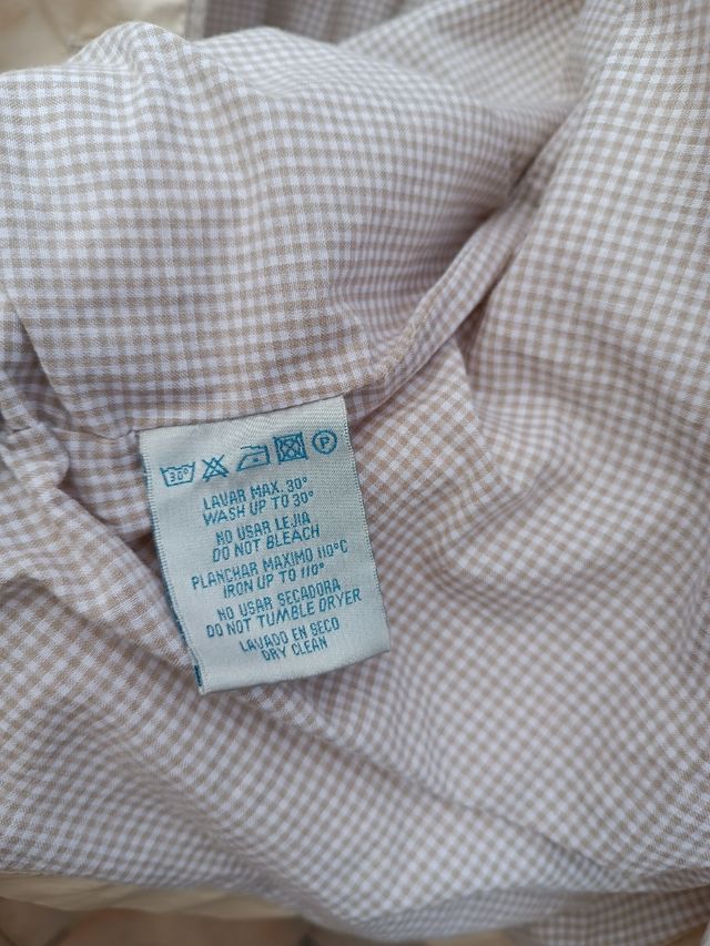 Gabardina trench color perla