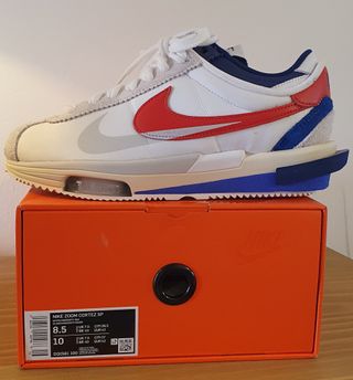 Nike Zoom Cortez sacai White University Red Blue42