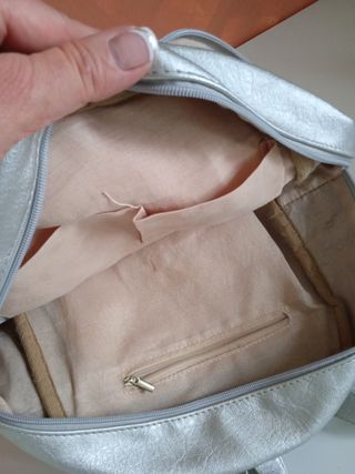 Zaino argento donna NUOVO