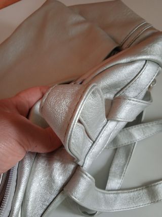 Zaino argento donna NUOVO