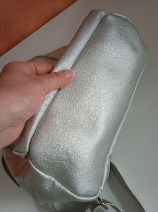 Zaino argento donna NUOVO